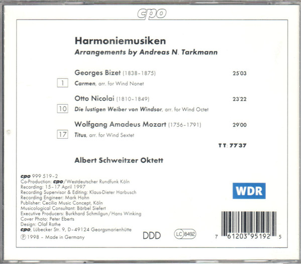 Nicolai / Mozart / Bizet: Chamber Works - slide-1