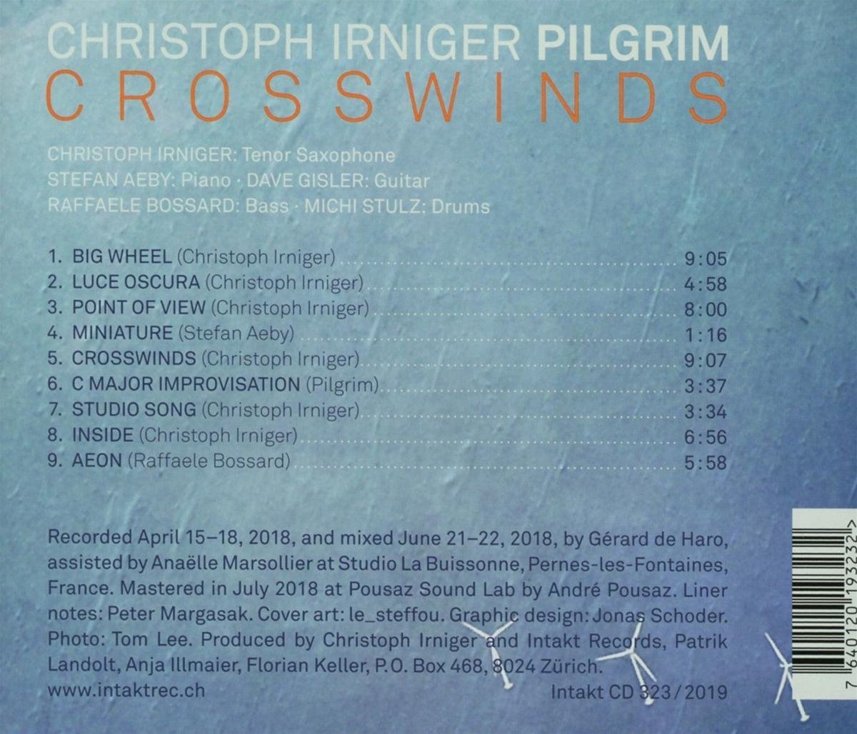 Christoph Irniger PILGRIM/Bossard/Abey : Crosswinds - slide-1
