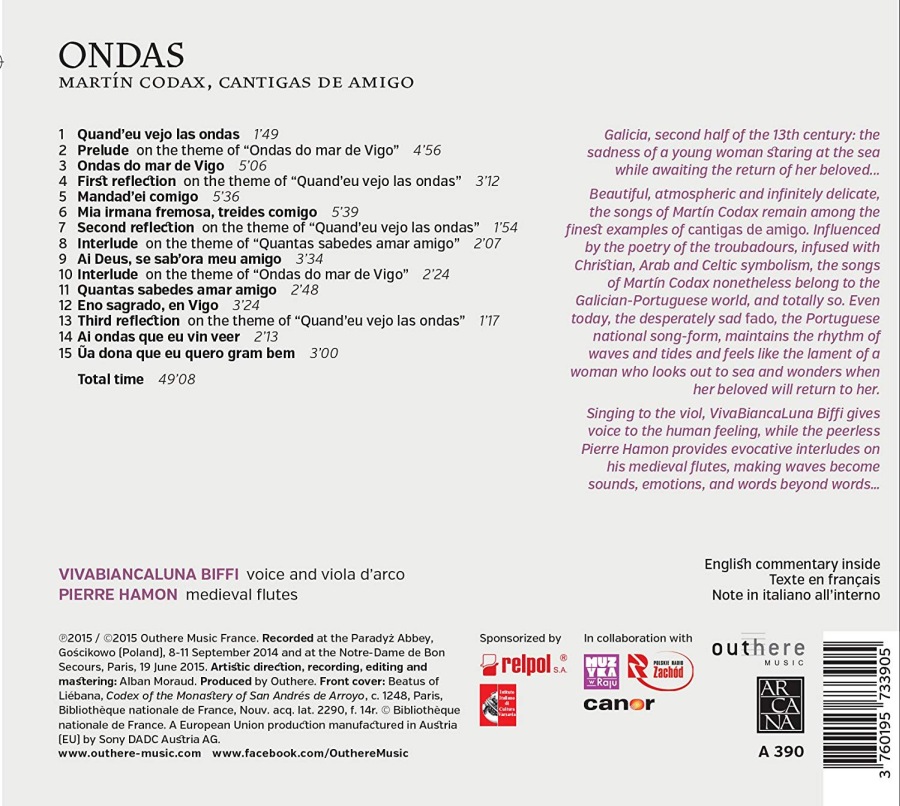 Ondas - Martín Codax: Cantigas de Amigo - slide-1