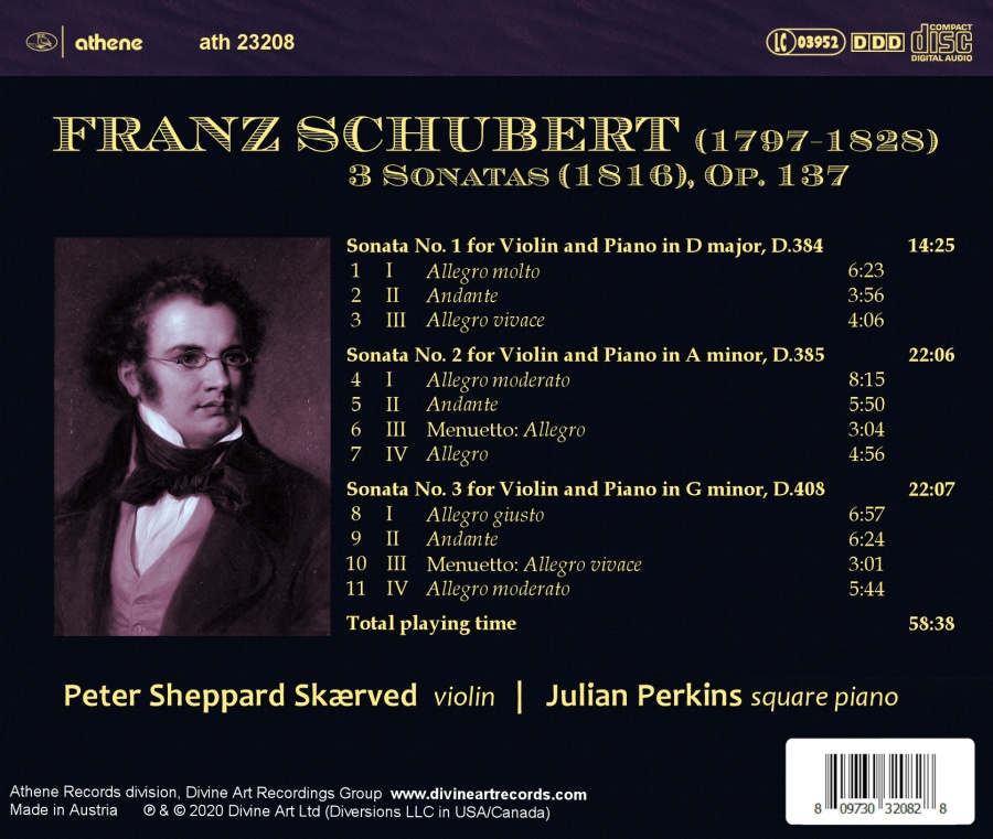 Schubert: 3 Violin Sonatas, Op. 137 - slide-1