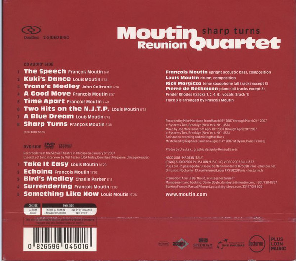 Moutin Réunion Quartet: Sharp Turns - slide-1