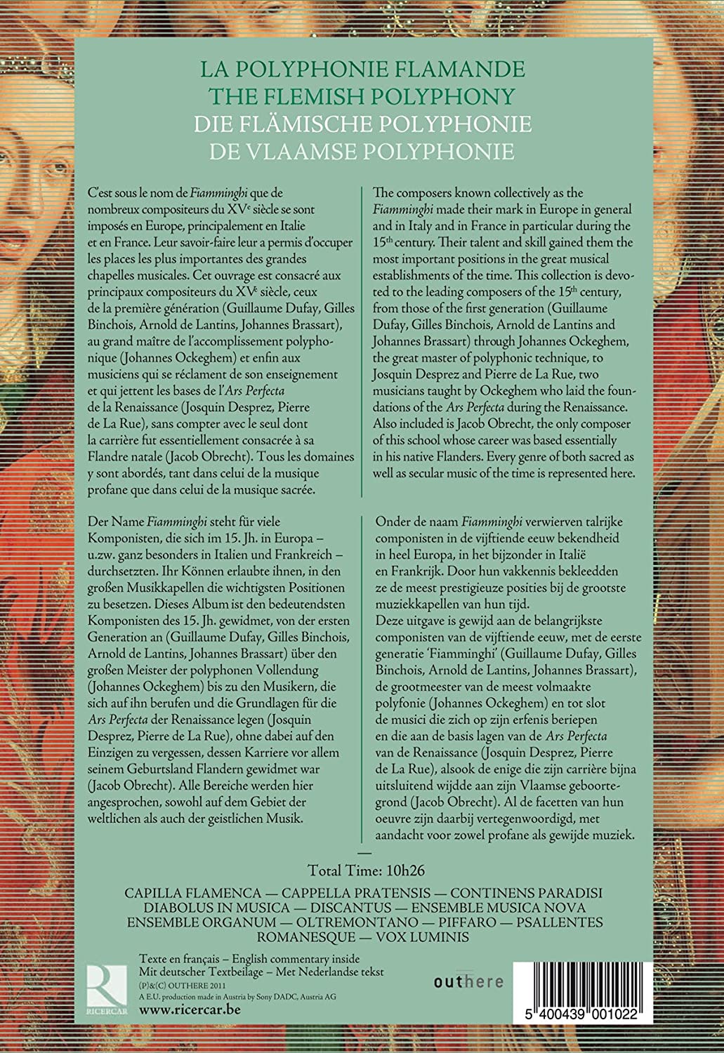 The Flemish Polyphony - polifonia flamandzka 15 wieku: Dufay, Binchois, Ockeghem, Desprez, de La Rue, Obrecht - slide-1