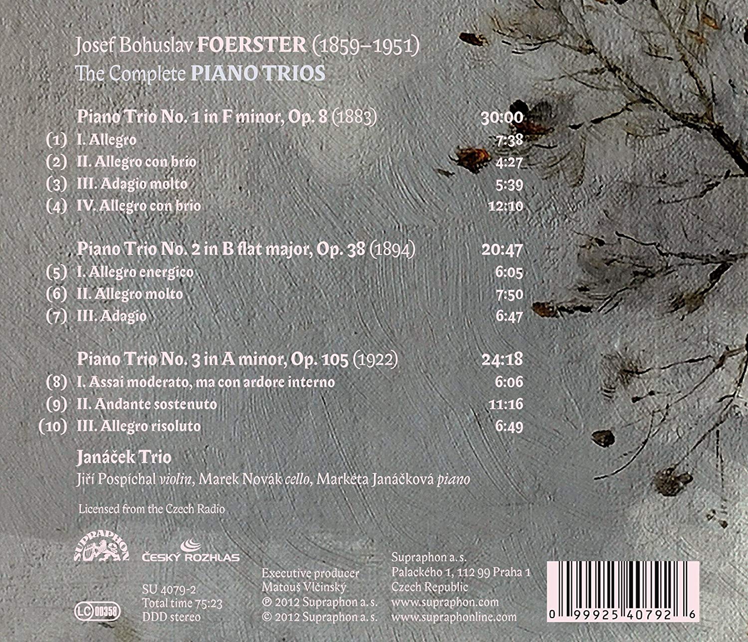 Foerster: The Complete Piano Trios - slide-1