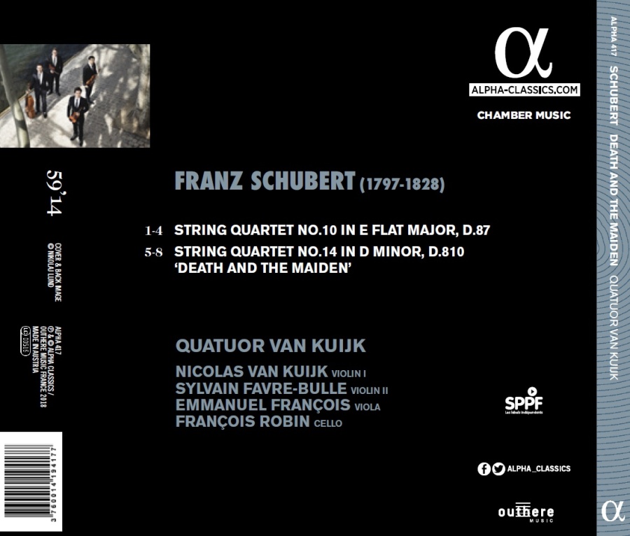 Schubert: String Quartets 10 & 14 "Death and the Maiden" - slide-1