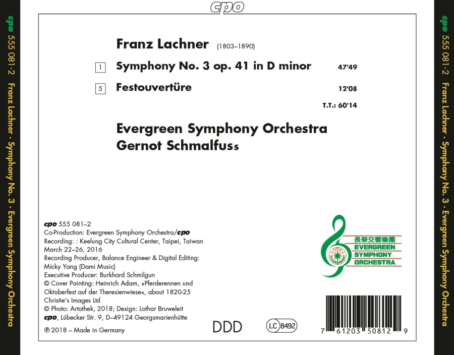 Lachner: Symphony No. 3; Festouvertüre - slide-1