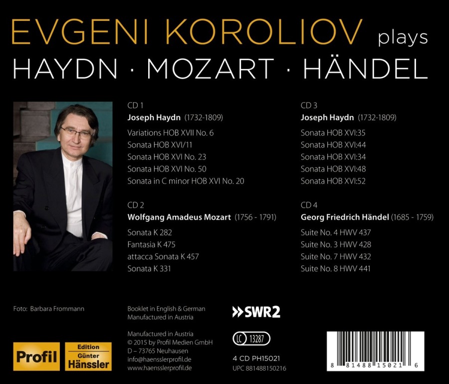 Haydn Mozart Händel: Piano Sonatas & Suites - slide-1