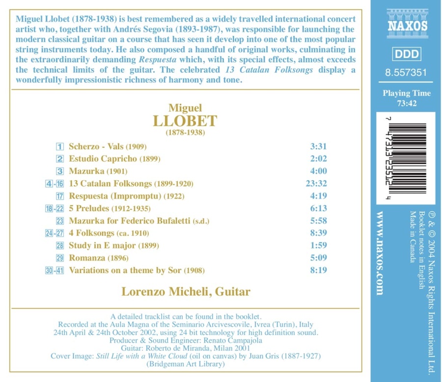 LLOBET: Guitar Works (Complete) - slide-1