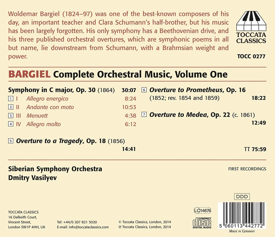 Bargiel: Orchestral Music Vol. 1 - slide-1