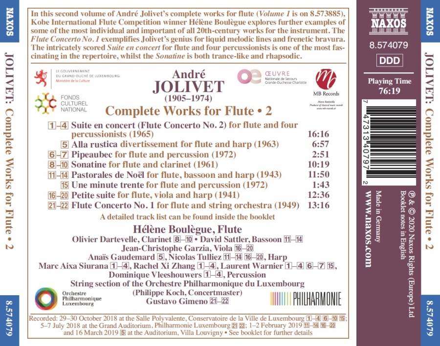Jolivet: Works for Flute Vol. 2 - slide-1
