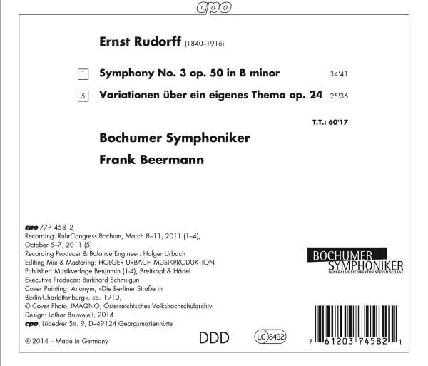 Rudorff: Symphony No. 3 Variations op. 24 - slide-1