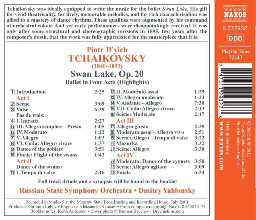 Tchaikovsky: Swan Lake (highlights) - slide-1