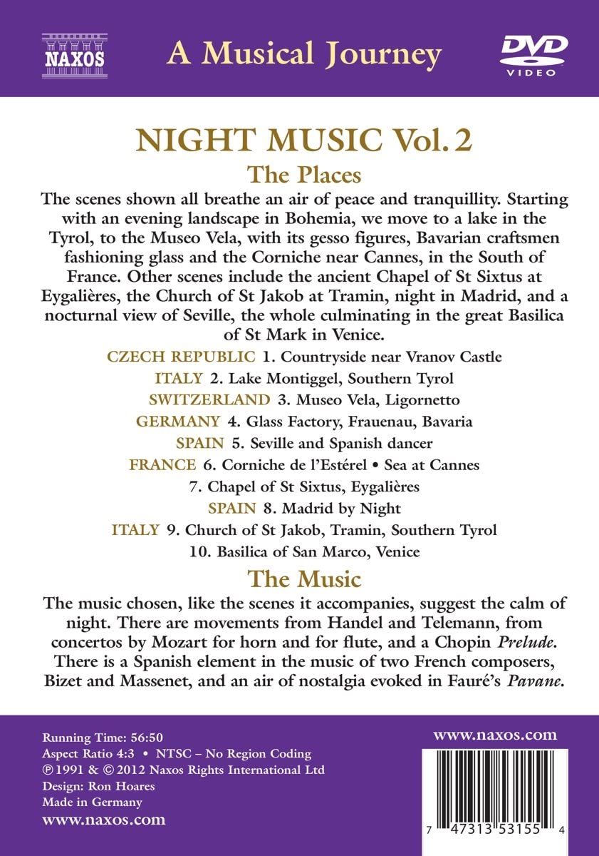 Musical Journey:Night Music Vol. 2 ( Italy, France, Spain, Germany, Switzerland, Czech Republic) - slide-1
