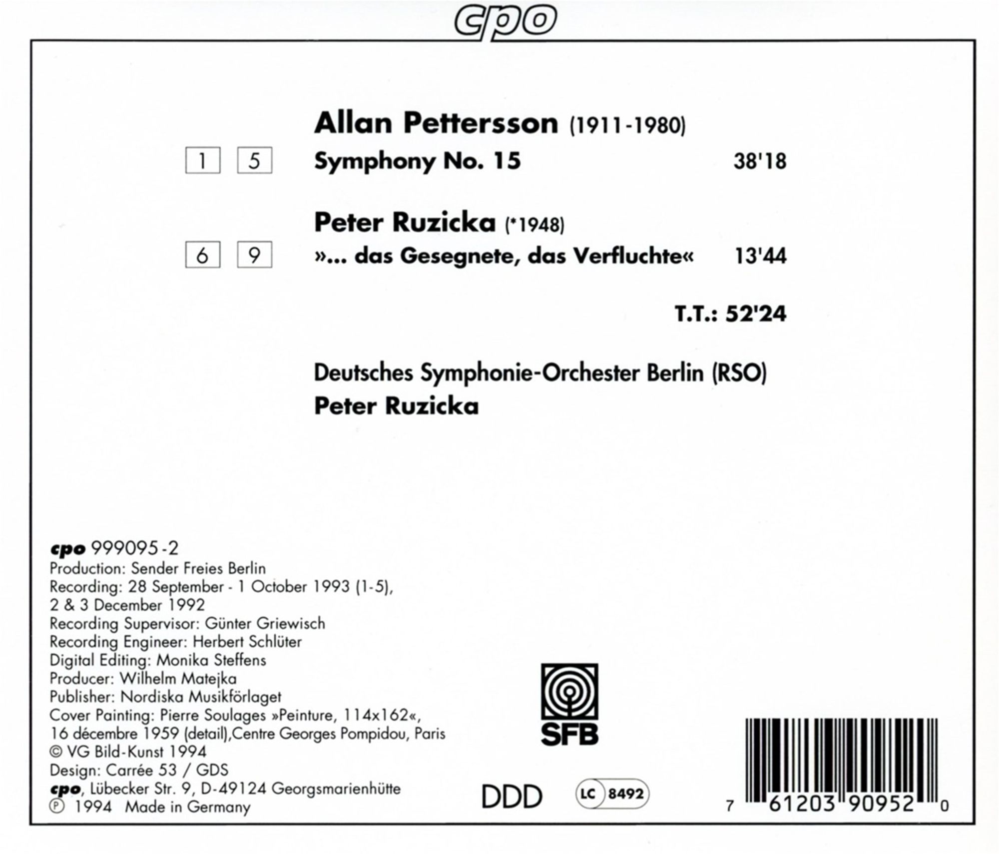 PETTERSSON: Symphony no. 15 - slide-1