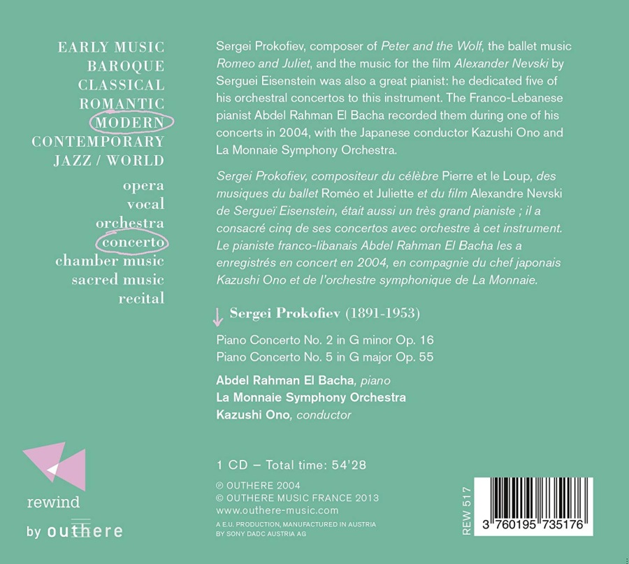 Prokofiev: Piano Concertos 2 & 5 - slide-1