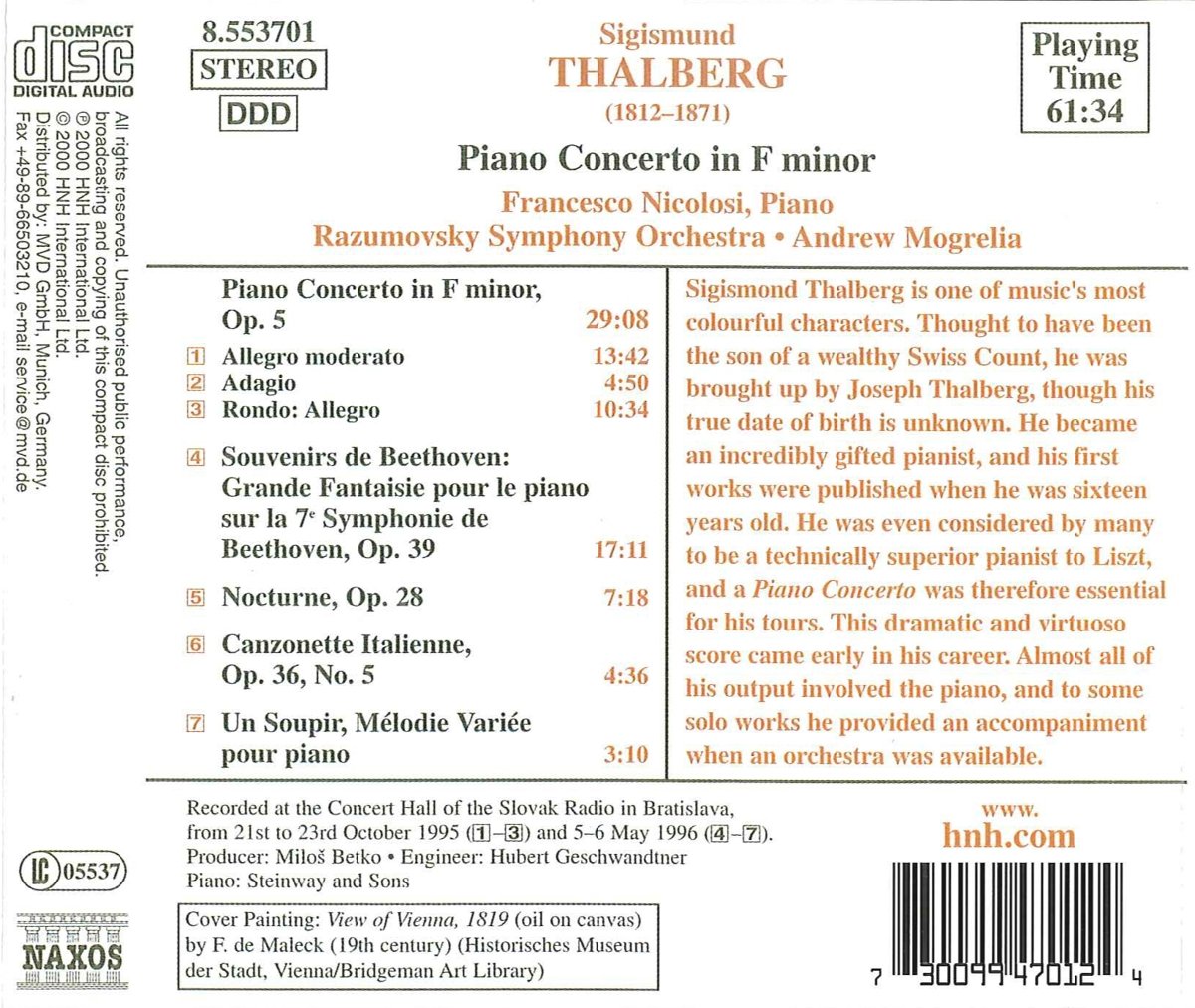 THALBERG: Piano Concerto - slide-1