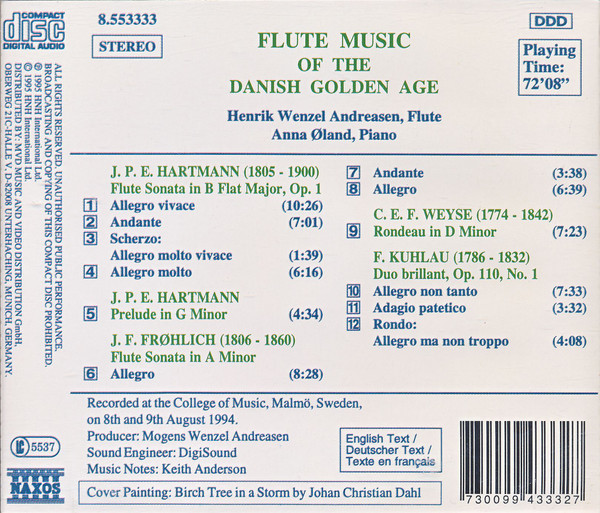 Flute Music of the Danish Golden Age - slide-1