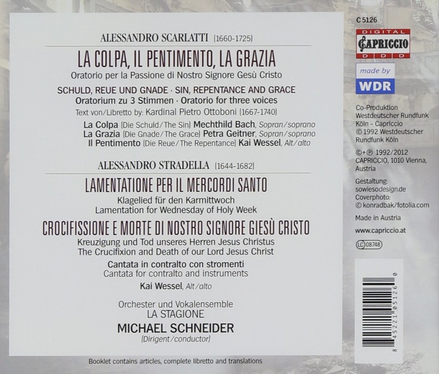 Scarlatti: La Colpa, Il Pentimento, La Grazia - slide-1