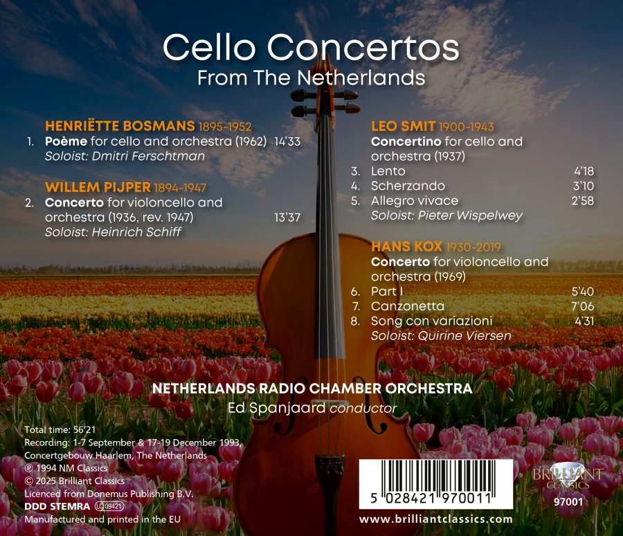 Cello Concertos from The Netherlands - slide-1