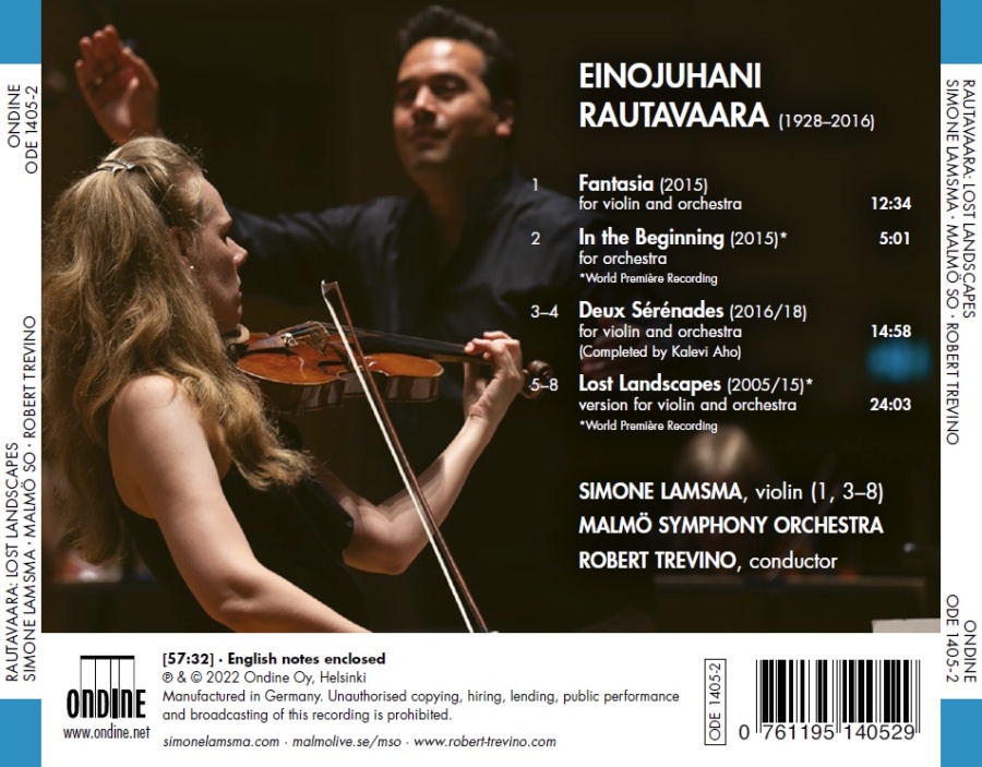 Rautavaara: Lost Landscapes - Works for Violin & Orchestra - slide-1
