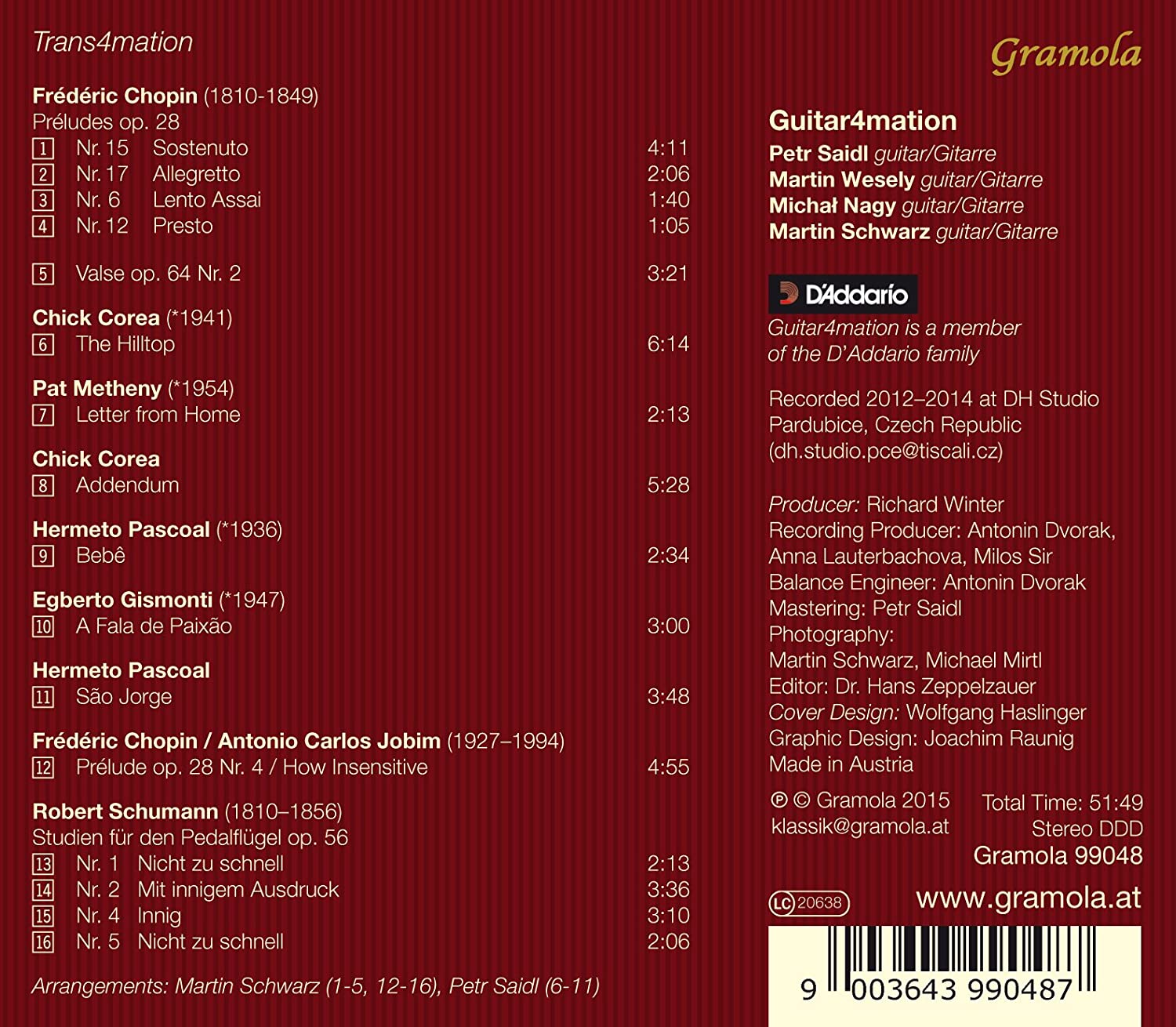 Trans4mation – Chopin, Corea, Metheny, Schumann, … - slide-1