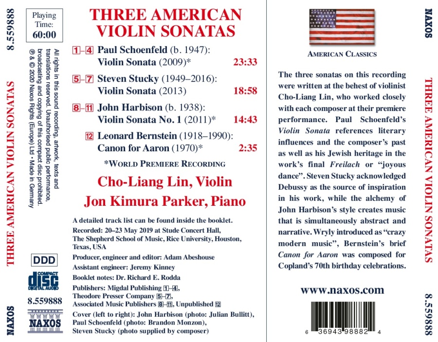 Three American Violin Sonatas - slide-1
