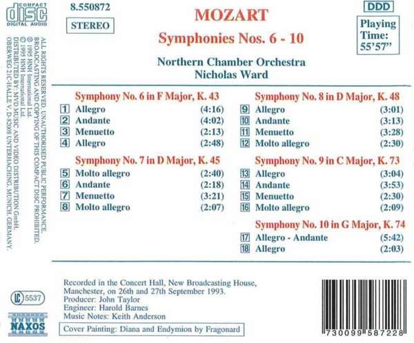 Mozart: Symphonies 6-10 - slide-1