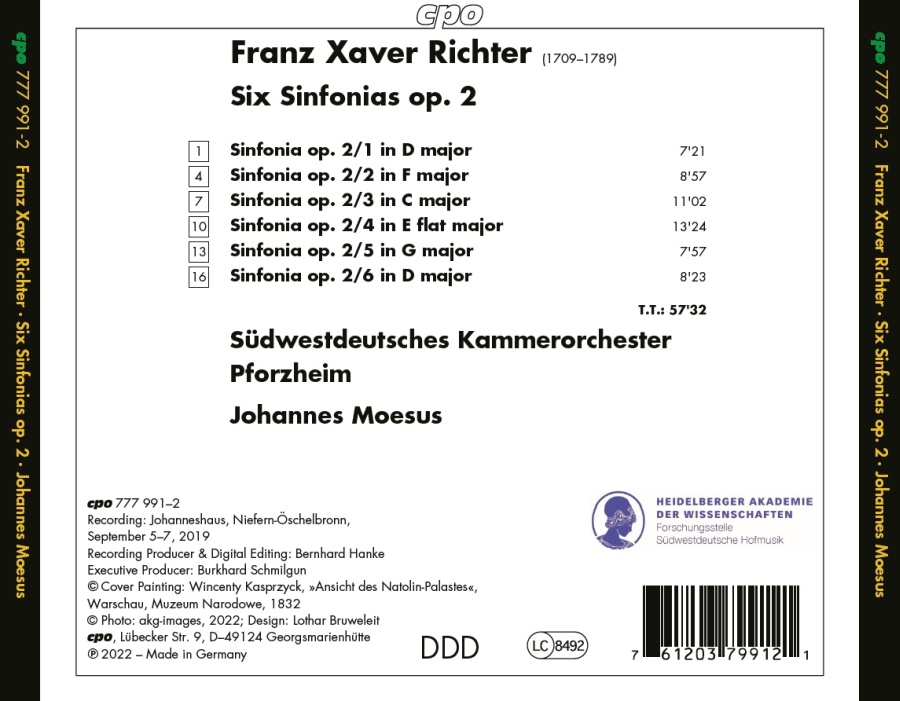 Richter: Six Sinfonias op. 2 - slide-1