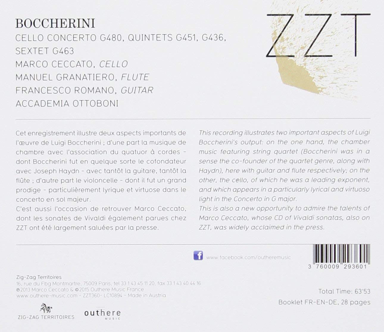 Boccherini: Cello Concerto G. 480; Quintettes G. 451 & G. 436; Sextet G. 463 - slide-1