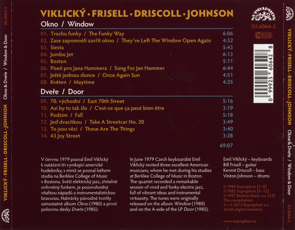 Viklický/Frisell/Driscoll/Johnson: Window & Door - slide-1