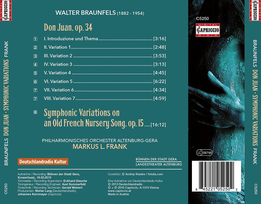 Braunfels: Don Juan Op. 34; Symphonic Variations - slide-1