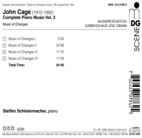 Cage: Complete Piano Music vol. 3 - slide-1