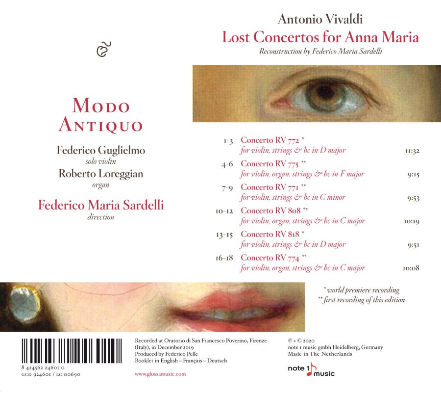 Vivaldi: Lost Concertos for Anna Maria - slide-1