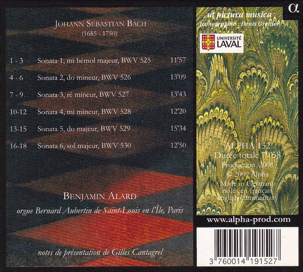 BACH: Trio sonatas for Organ BWV 525-530 - slide-1