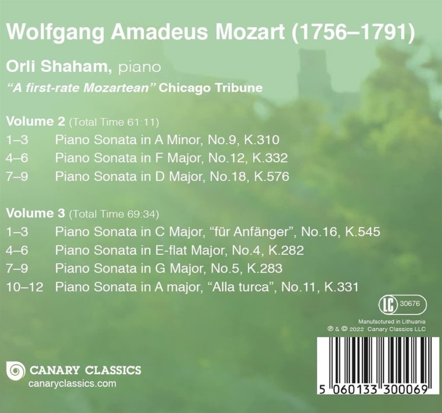 Mozart: Piano Sonatas Vol. 2 & 3 - slide-1