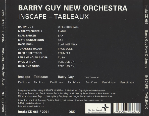 Barry Guy: Inscape - Tableaux - slide-1