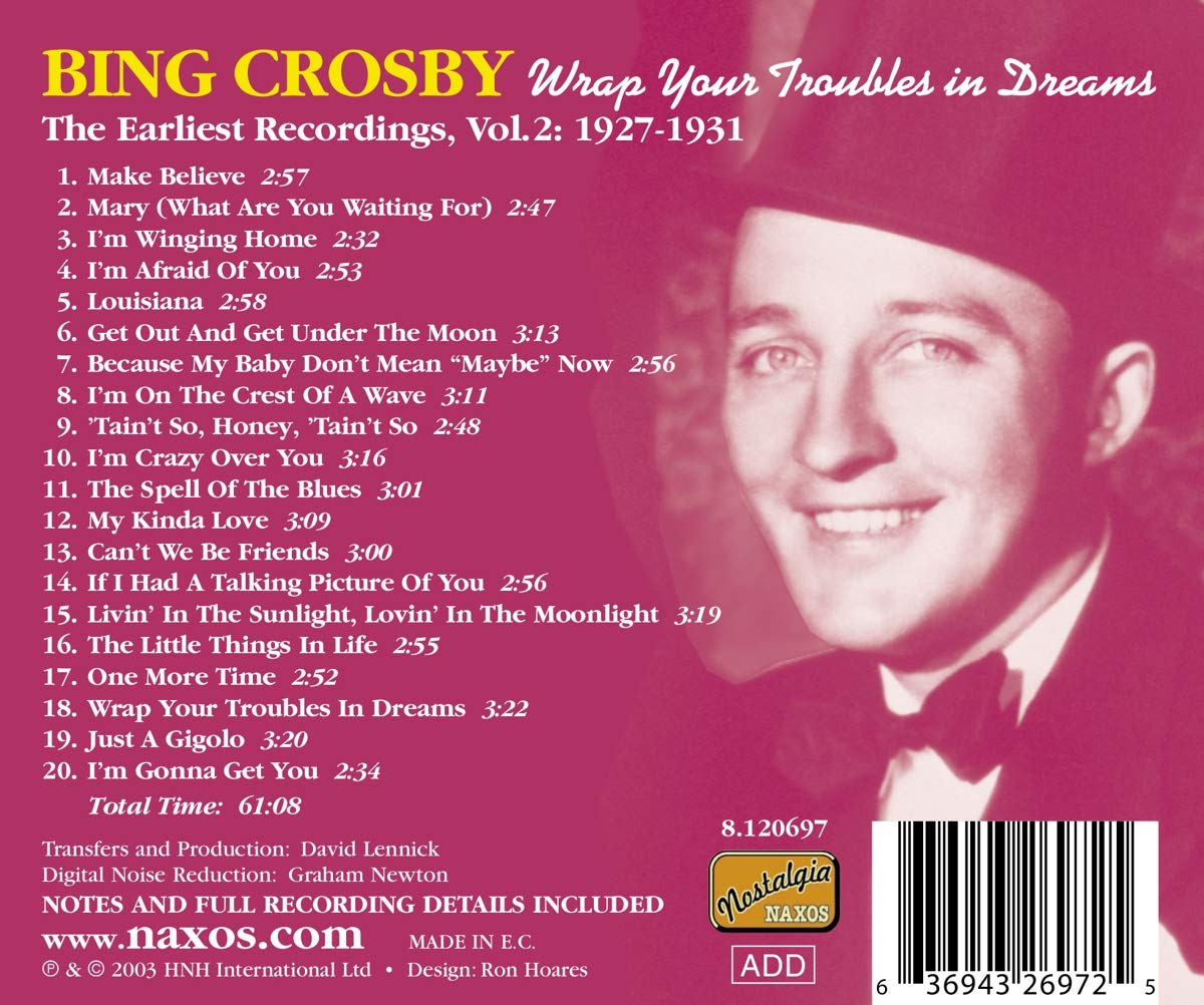 Bing Crosby: Earliest recordings vol. 2 ( 192 - slide-1