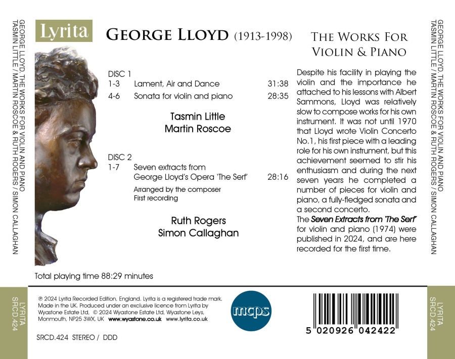 Lloyd: The Works for Violin & Piano - slide-1