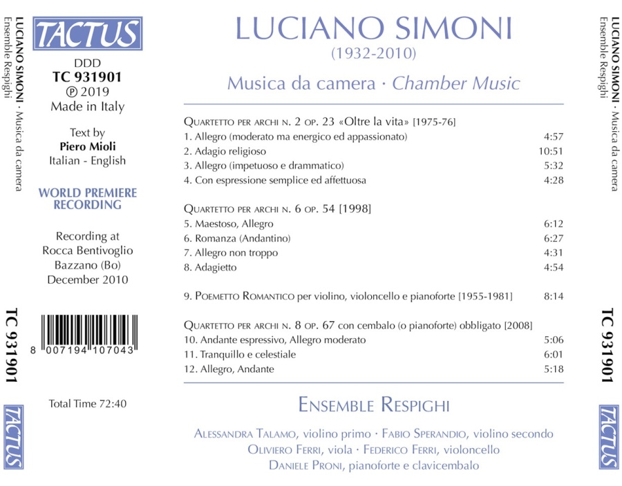 Simoni: Chamber Music - slide-1