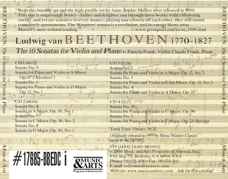 Beethoven: The 10 Sonatas for Violin and Piano - slide-1