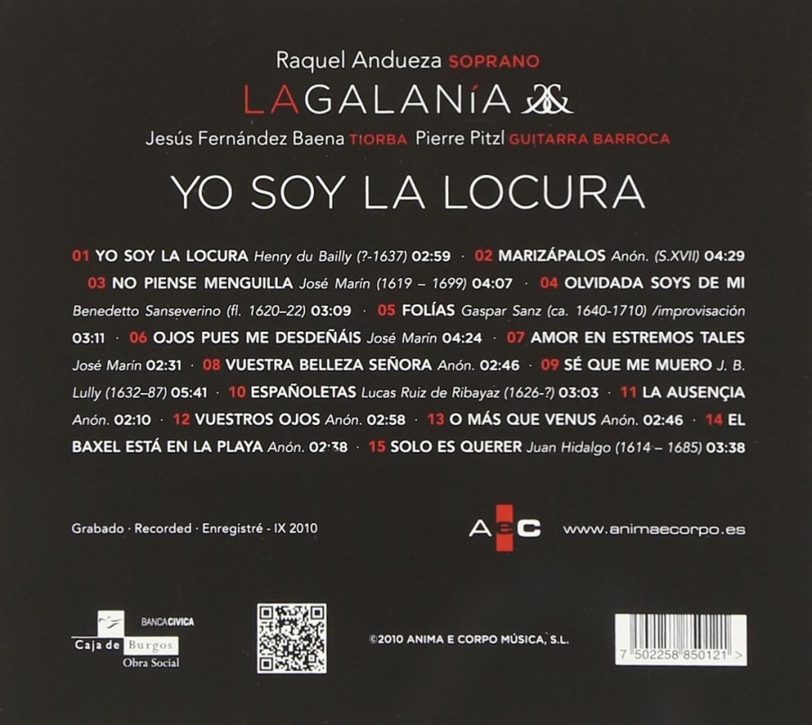 Yo Soy la Locura - Marín, Sanz, Lully, Hidalgo, ... - slide-1