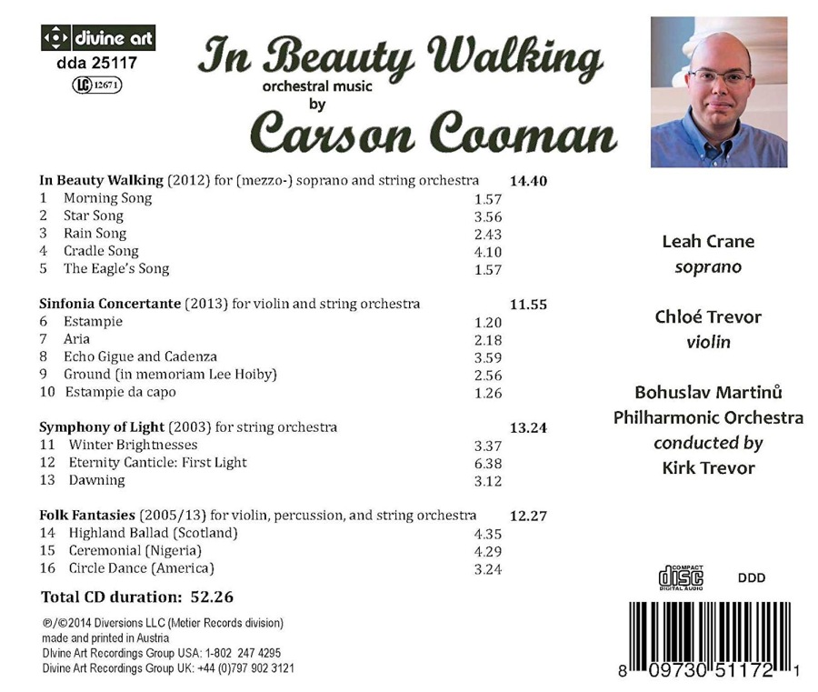 In Beauty Walking - Orchestral Music by Carson Cooman - slide-1