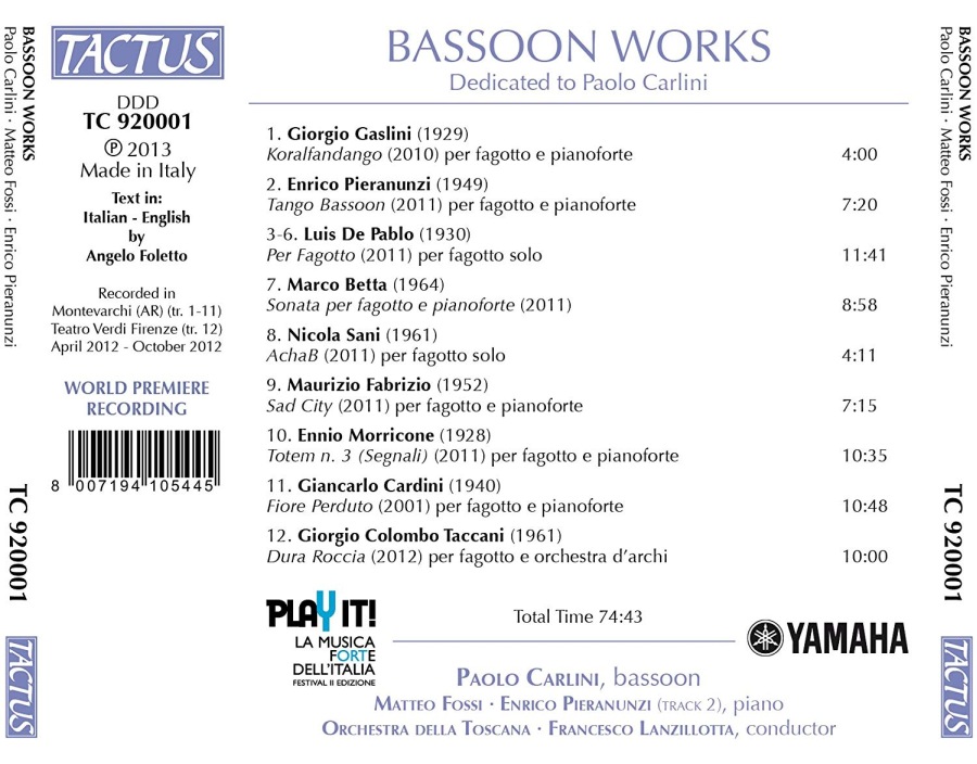 Bassoon Works - kompozytorzy współcześni - slide-1