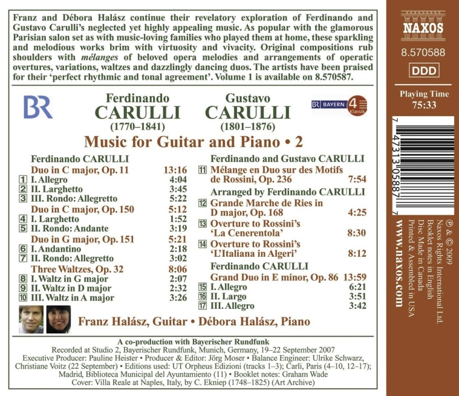 Carulli: Music for Guitar and Piano Vol. 2 - slide-1