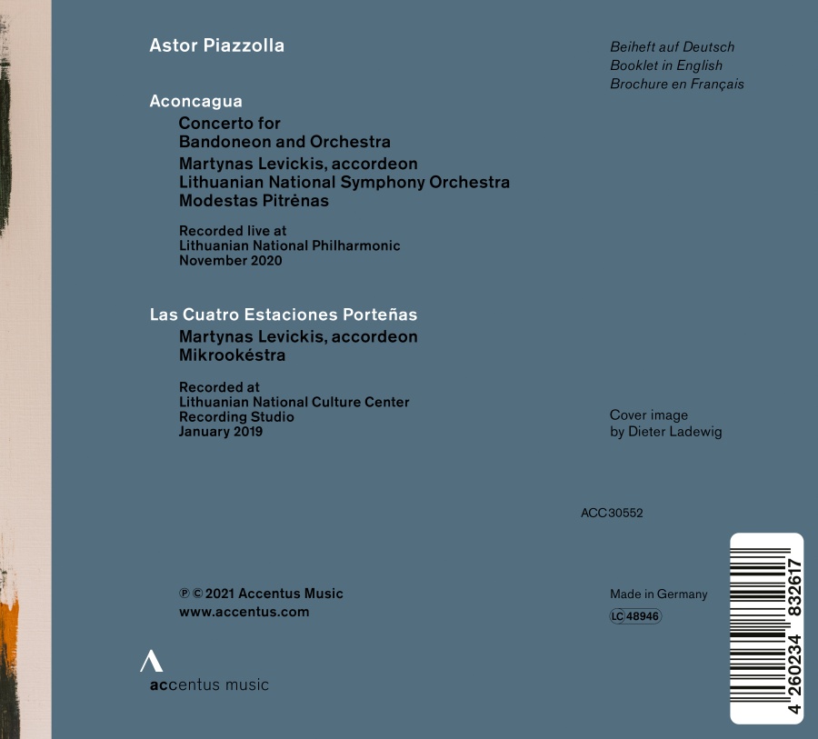 Piazzolla: Aconcagua; Las Cuatro Estaciones Porteñas - slide-1