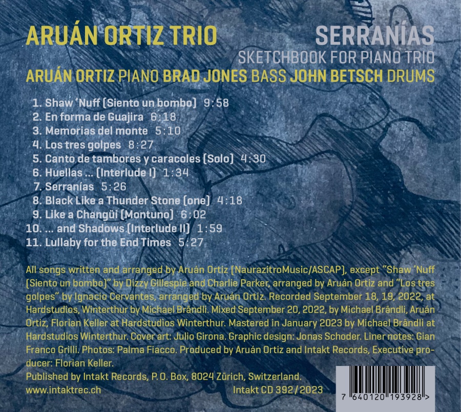Aruán Ortiz Trio: Serranías - Sketchbook for Piano Trio - slide-1
