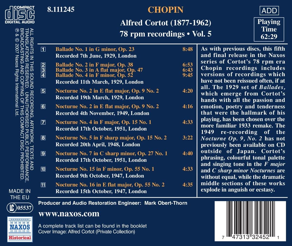 Chopin: Ballades Nos. 1 - 4, Nocturnes - slide-1