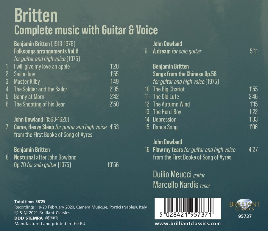 Britten: Complete Music with Guitar & Voice - slide-1