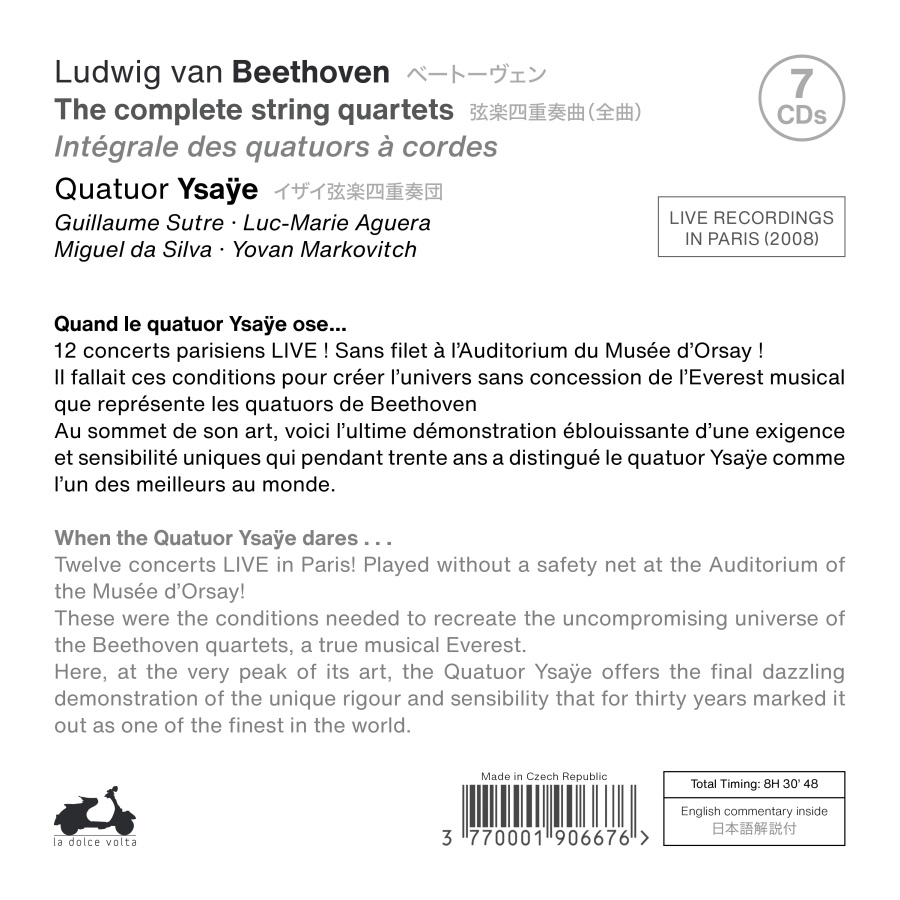 Beethoven: The Complete String Quartets - slide-1