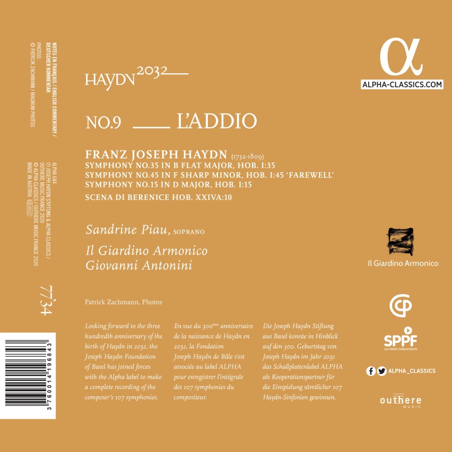 Haydn 2032 Vol. 9 - L'Addio - slide-1
