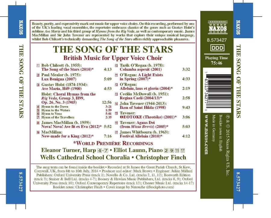 The Song of the Stars - British Music for Upper Voice Choir - slide-1